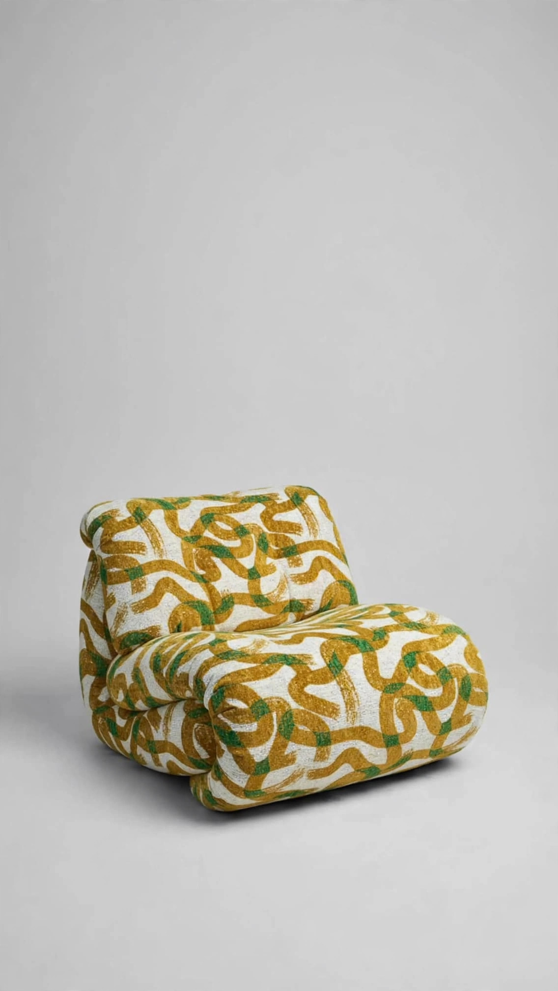 Patterned Lounge Chair